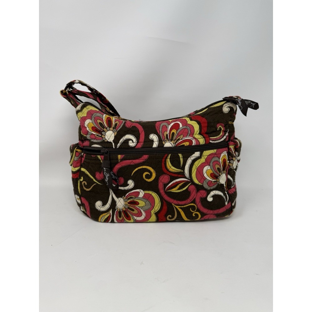 Vera Bradley Purse Handbag Puccini Floral Crossbody Shoulder Bag Retired Quilted